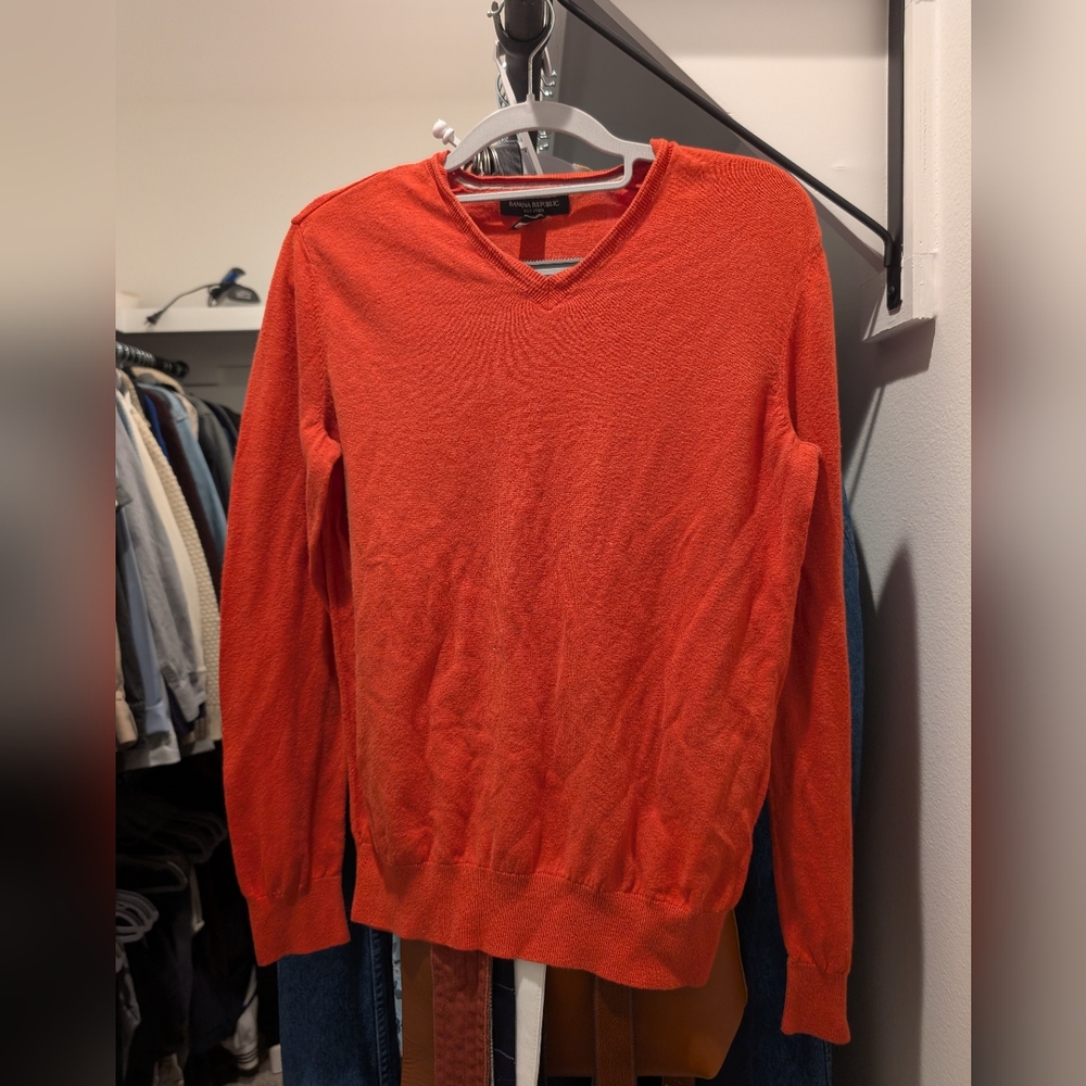 Silk + Linen V-Neck Sweater